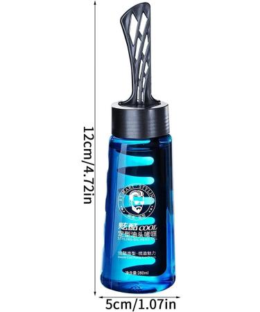 Homezore 2 in 1 Pomade Gel Men's Curl Hair Products with Brush Long Lasting Volume for Men's Hair - Buy Online on GoSupps.com