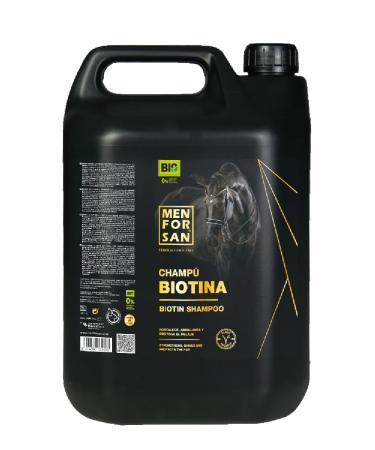 MENFORSAN Biotin Shampoo for Horses 5L | Organic - Vegan Friendly - 100% Natural | Premium Horse Care