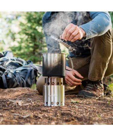 Solo Stove Solo Pot 900 - Lightweight Stainless Steel Backpacking Pot | Fast Water Boiling | Volume Markings & Pour Spout - Buy Online on GoSupps.com