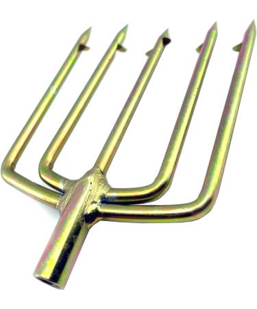 SPEARFISHING WORLD Multi-Prong Trident Harpoon Spear Tip for Hunting - 5 Barbed Prongs for Speargun, Polespear, and Hawaiian Sling - Buy Online on GoSupps.com