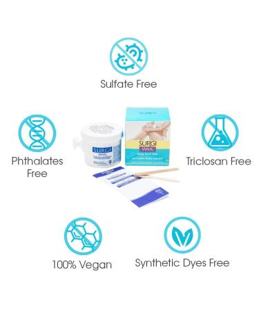 Surgi-Wax Body Hard Wax for Bikini, Body & Legs - 4 oz | Smooth & Easy Hair Removal - Buy Online on GoSupps.com