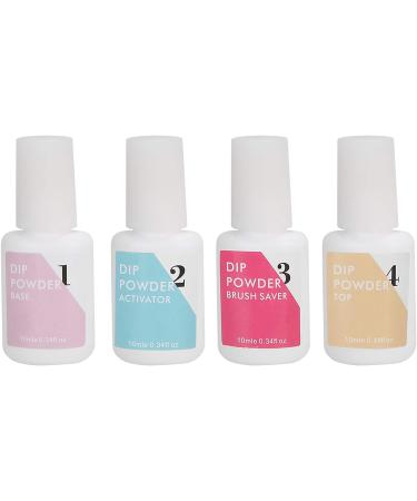 Dip Powder Nail Starter Kit Nail Dipping Powder Set Nail Dip Powder System Starter Kit Nail Art Powder Top Base Coat Gel Dust Brush Manicure Tool Set for Nail Salon Home DIY Gift for Ladies(K1215) - Buy Online on GoSupps.com
