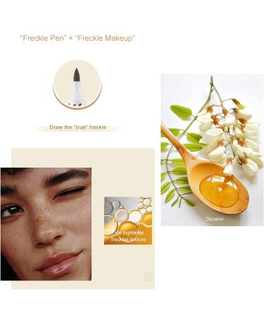 Waterproof Freckle Pen | Natural Lifelike Fake Freckles Makeup Tool - Durable & Long-lasting (Natural Coffee) - Buy Online on GoSupps.com