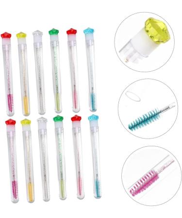 FOMIYES 24 Pcs Crystal Eyelash Brush Tube Eyelash Mascara Spoolie Portable Eyelash Tube Supplies 11x1.2cmx2pcs Random Colorx2pcs - Buy Online on GoSupps.com