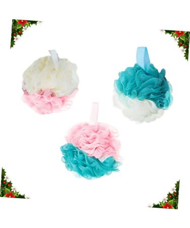 Buy Minkissy Bath Sponges & Travel Bottles - 3pcs Luffa Scrubber & Shower Ball for Ultimate Body Care - Buy Online on GoSupps.com