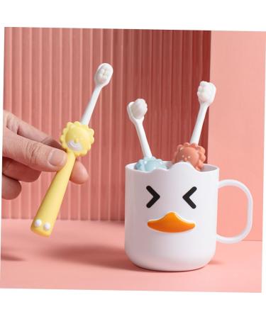 Minkissy 12 Pack Children's Toothbrushes - Travel Friendly & Fun Caricature Design for Everyday Use - Perfect Kids' Dental Accessories - Buy Online on GoSupps.com