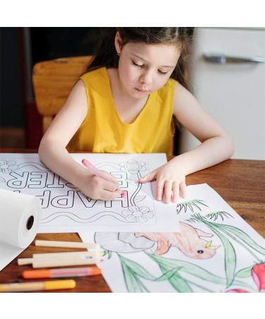 White Drawing Paper Roll - 20 m Art Paper Roll (44CM X 20M) Painting Sketching Paper for Easel Paper  Bulletin Board Paper  Wall Art  Gift Wrap - Buy Online on GoSupps.com