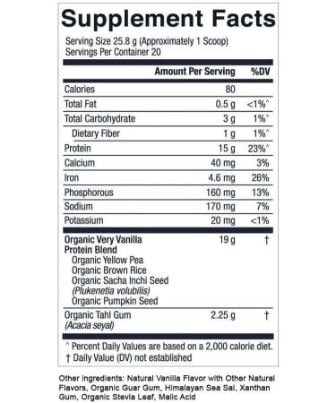 Essential Elements Pea Protein Powder - Very Vanilla | Low-carb Plant-Based Vegan Blend - Keto-Friendly and Gluten-Free | 20 Servings 18oz Very Vanilla 1.14 Pound (Pack of 1) - Buy Online on GoSupps.com