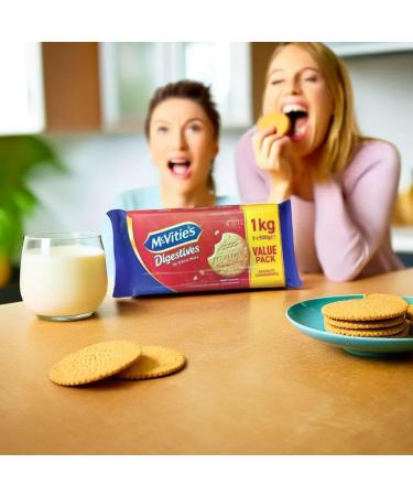 McVities Digestives Lot of 2 packets of 500 g 1 kg - Buy Online on GoSupps.com