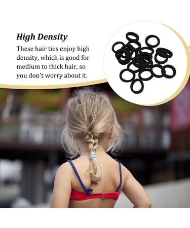 Ailan 20 Pieces Hair Ring High Elasticity Preppy Style Adjustable Decorative Snag Free Ponytail Holder Hairs Rope Accessories Black - Buy Online on GoSupps.com