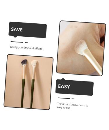 FRCOLOR 8 Pcs Semi-Fan Shaped Nose Shadow Brush Set - Makeup Brushes for Precision Highlighting | International Shipping Available - Buy Online on GoSupps.com