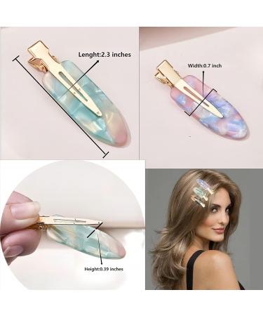 8 PCS No Bend Hair Clips for Women - Non-Crease Barrettes for Thin Hair - Fashion Gifts for Girls - Buy Online on GoSupps.com