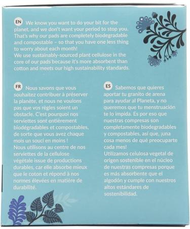 Organic Ultra Pads with Wings - 14 Count | Eco-Friendly Menstrual Protection - Buy Online on GoSupps.com