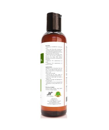 Velona USDA Certified Organic Sweet Almond Oil - 4 oz | 100% Pure Refined Cold Pressed Carrier Oil for Skin, Hair & Body Moisturizing - Buy Online on GoSupps.com