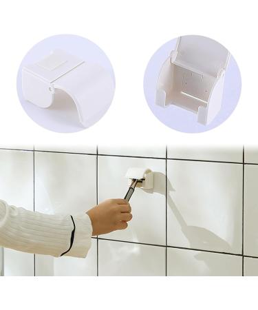 Buy Generic QWL8 Self-Adhesive Wet Razor Holder - No Drilling Waterproof Plastic for Home Bathroom & Office | 2-Piece Set - Buy Online on GoSupps.com