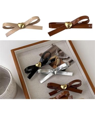 hgnxa Love Heart Hair Clip Ballet Style Hairpin Duckbill Hairclips Hair Barrettes for Women Side Bangs Hair Styling Tool - Buy Online on GoSupps.com