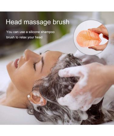 Laileya Head Massage Silicone Hair Scrubber | Portable Scalp Brush & Body Shower Massager - Random Colors - Buy Online on GoSupps.com