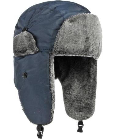 Neamou Warm Winter Hats for Hunting & Outdoor Activities | Coldfoot Tapper Hats with Ear Flaps | Navy Blue Ear Care Hats for Skiing Cycling & More - Buy Online on GoSupps.com