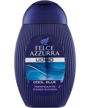  Felce Azzurra 6 x Foug re Azzurra Men's Shower Shampoo Cool Blue Invigorating Shower Shampoo 250 ml - Buy Online on GoSupps.com