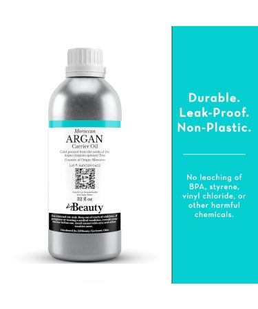 Bulk Argan Oil - 16 Fl Oz Large Size Bottle - Natural Cold Pressed 100 Percent Pure Argan Oil for Homemade Hair Face and Skin Products - Light Aceite de Argan Carrier Oil 16 Fl Oz (Pack of 1) - Buy Online on GoSupps.com
