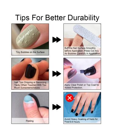 22 Strips Double Ended Nail Sticker Self-Adhesive for Color Polish Decal Design Manicure Kit with Cuticle Stick  Nail File & Wipes  Sealer by BELLEBOOST (Bronze Glitter & Hot Mocha Fade) 14-bronze Glitter & Hot Mocha Fade - Buy Online on GoSupps.com