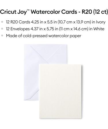 Cricut R20 Watercolor Cards Bundle with Rainbow Markers and Card Mat - DIY Invitations Kit - Buy Online on GoSupps.com