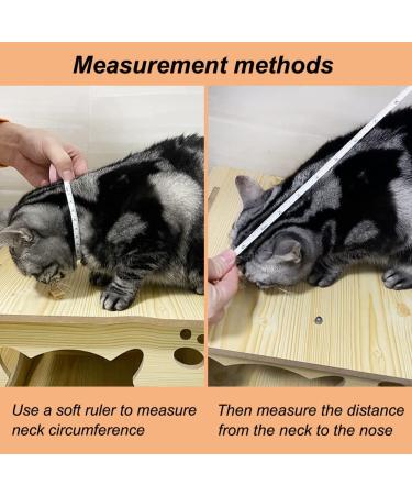 Adjustable Vivifying Cat Cone - Lightweight Recovery Pet Collar for Cats, Kittens, Small Dogs, and Rabbits - 3 Sizes Available (M: Neck 7.2-9.0 in) - Buy Online on GoSupps.com