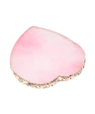 FOMIYES Elegant Resin Heart Mixing Bowl For Nail Art Mixing And Manicure Display Board