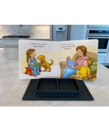 Silicone Media Mat with Tablet/Phone Stand for Kids - Coral | Dishwasher Safe - Buy Online on GoSupps.com