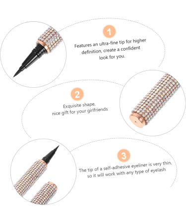 Mikinona 1pc Eyeliner Eye Liner Pens Black Makeup Pen Eyelash Glue Pen Plastic Liquid Retouching Pen - Buy Online on GoSupps.com