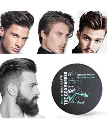 THE GOD BARBER Hair Style Wax for Men - Extra Strong Hold - Texture Paste for Men - Premium Matte Finish Paste - 100g (3.5oz) 100 g (Pack of 1) - Buy Online on GoSupps.com