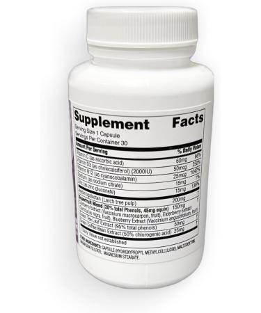 PharmaPrint ImmunEx Defense - 30ct (75:1 Elderberry Extract) Dietary Supplement - Buy Online on GoSupps.com