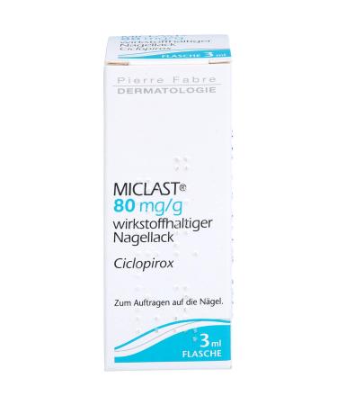 MICLAST nail polish for nail fungus 3 ml solution