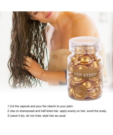 Buy Premium Hair Care Vitamin Capsules for Frizz Control & Moisture - Anti-Dryness Essential Oil for Healthy Hair - Buy Online on GoSupps.com