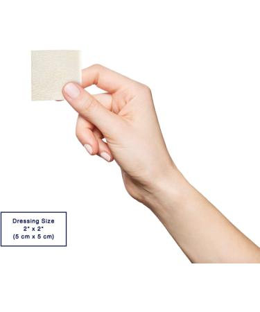 MedHeal by MedvanceTM Silver Calcium Alginate Ag 2x2 Antibacterial Dressing | Highly Absorbent | 5 dressings/Box - Buy Online on GoSupps.com