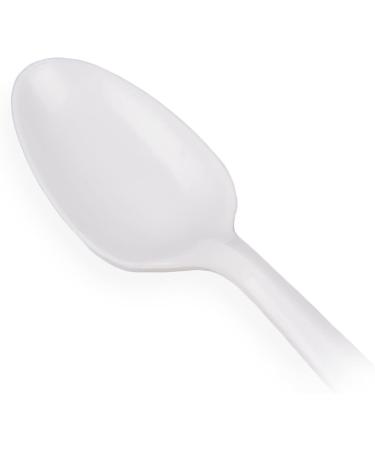1000 Pack White Plastic Tea Spoons - Lightweight and Durable - Buy Online on GoSupps.com