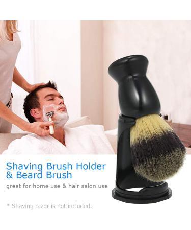 Premium Men's Wet Shaving Tools - Brush Holder Stand & Beard Brush for Ultimate Grooming - Buy Online on GoSupps.com