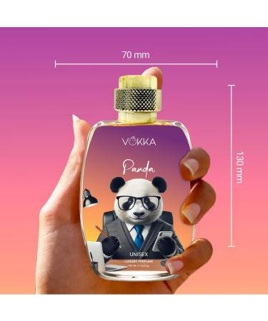 Vok'ka Panda 100ml Perfume | Unisex Luxury Long Lasting Ambery Perfume For Men And Women | Sweet Amber Scent Eau De Parfum | EDP Fragrance for Gift | Notes: Saffron Amber Leathery - Buy Online on GoSupps.com