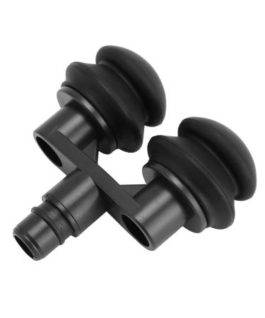 18 mm muscle massage pistol head soft silicone interchangeable massager pistol head double pillow fascia massage device head replacement double head attachment