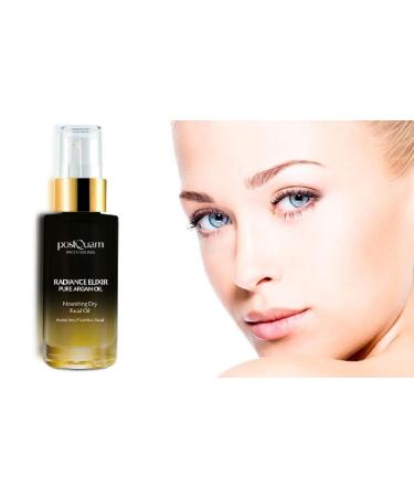 POSTQUAM Professional Radiance Elixir - Pure Argan Oil 30ml | Moisturizes Nourishes & Softens Skin | Best for All Skin Types - Buy Online on GoSupps.com
