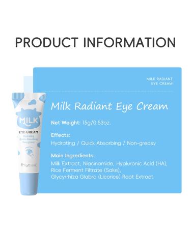 Jugaoge 1Pc 15g Gentle Eye Cream for Women Girls Hydrating Moisturizing Non Greasy Delicate Skin Care Reduces Puffiness Fine Lines Blue One Size One Size Blue - Buy Online on GoSupps.com