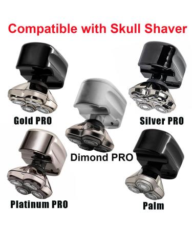 Shaver Head Replacement Blades for Skull Shaver Pitbull Gold PRO - 4 Heads 8 Pack | Best Price & Fast International Shipping - Buy Online on GoSupps.com