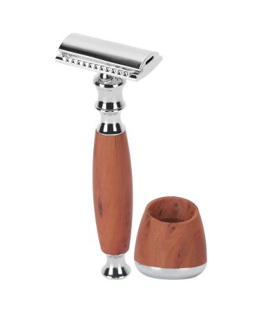Classic Men's Double Edge Razor with Wooden Handle - Premium Hand Razor for a Superior Shave - Buy Online on GoSupps.com