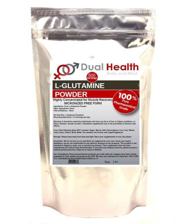 L-Glutamine (5 lbs) Pure Powder 5000mg Free Form Bulk Supplements Made in USA Immune Digestion GI Support Leaky Gut Health Muscle Energy Stamina Endurance Strength