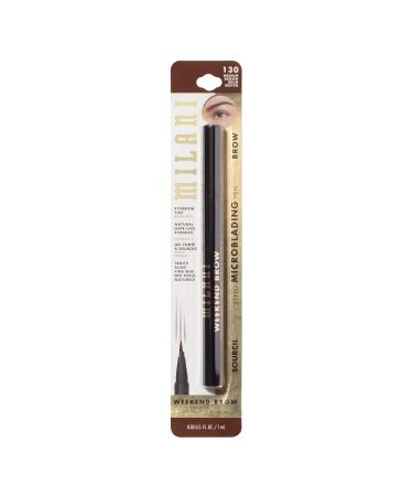 Milani Weekend Brow Eyebrow Tint 130 Medium Brown - Long-lasting Smudge-proof Eyebrow Makeup for Perfect Brows | International Shipping Available - Buy Online on GoSupps.com