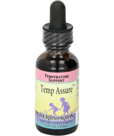 Herbs for Kids Temp Assure Liquid - Unflavored 1oz | Natural Fever Relief - Buy Online on GoSupps.com