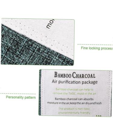 HOMSFOU 2 Pcs Bamboo Charcoal Bags - Natural Deodorizer & Odor Remover for Fresh Air | Eco-Friendly Air Freshener - International Shipping Available - Buy Online on GoSupps.com