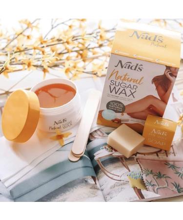 Natural Sugar Wax 6 oz | Organic Hair Removal Solution - Nad's - Buy Online on GoSupps.com