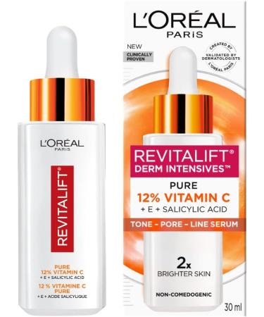 L'Or al Paris 1.5% Pure Hyaluronic Acid Serum + 12% Pure Vitamin C Face Serum (Revitalift) Hyaluronic Acid Serum - 30mL + Serum 30mL - Buy Online on GoSupps.com