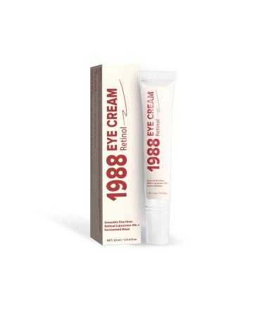 BANGFENG Retinal Liposome 4% Eye Cream with Fermented Bean Extract Lightweight Korean-Inspired Formula for the Look of Puffiness & Fine Lines 30ml